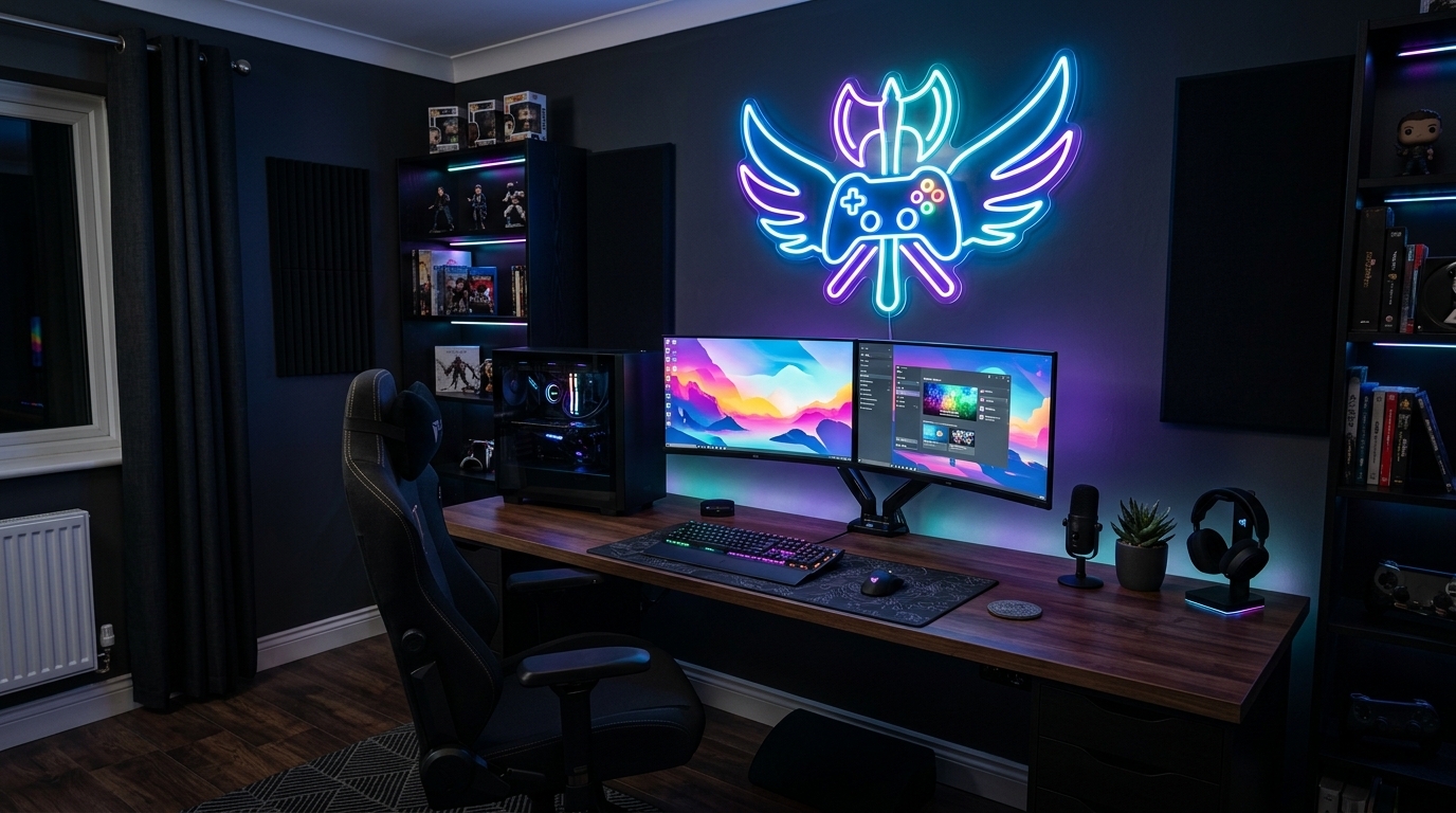 Neon Signs for Gaming Rooms UK | Custom Gaming Neon Signs